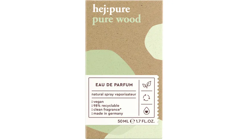 HEJ:PURE WOOD Eau de Parfum 50 ml