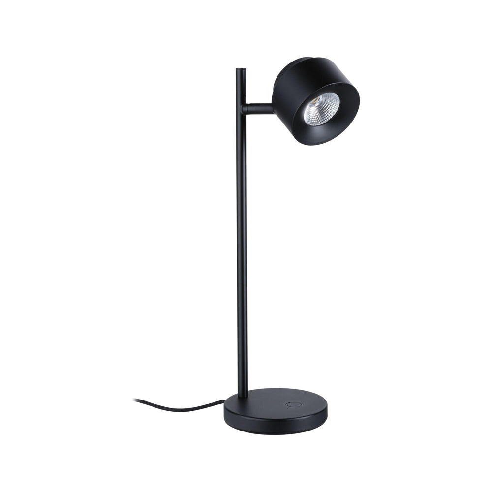 Paulmann LED Tischleuchte LED Tischleuchte Puric Pane in Schwarz 7W 400lm, keine Angabe, Leuchtmittel enthalten: Ja, fest verbaut, LED, warmweiss, Tischleuchte, Nachttischlampe, Tischlampe