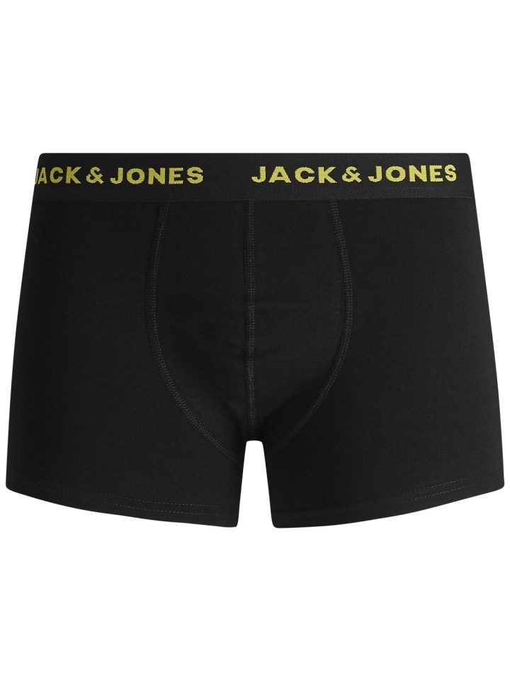 Jack & Jones 7er Pack Boxershorts Basic Trunks Unterhosen JACBASIC in Schwarz-3 günstig kaufen