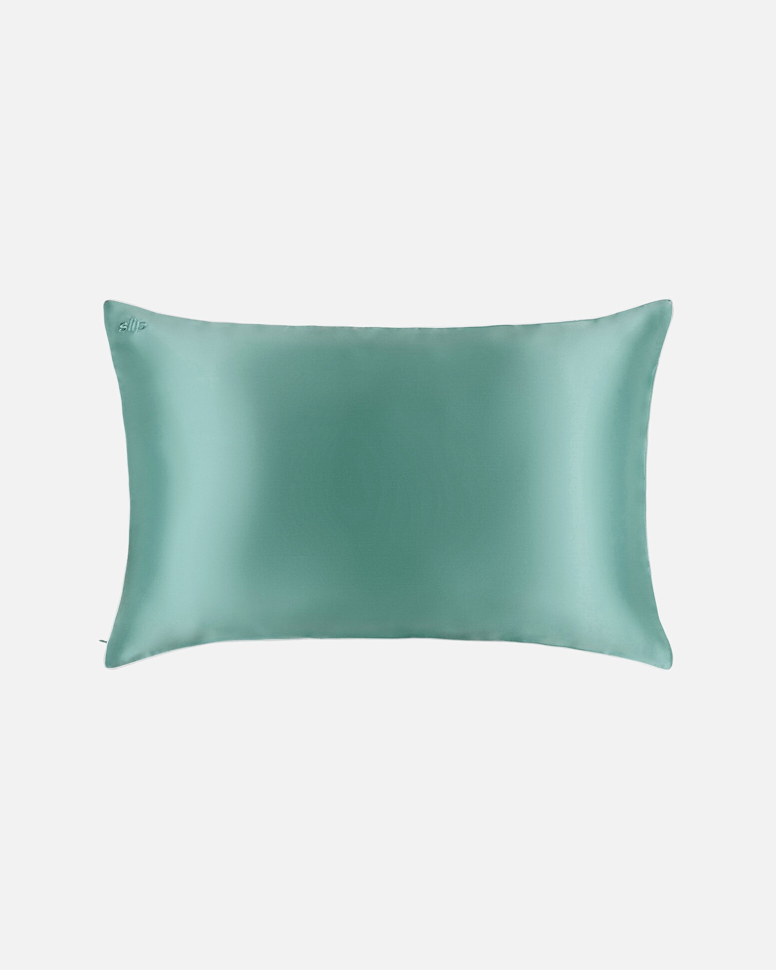 Poszewka na poduszkę Slip Pure Silk Queen w kolorze błękitnym
