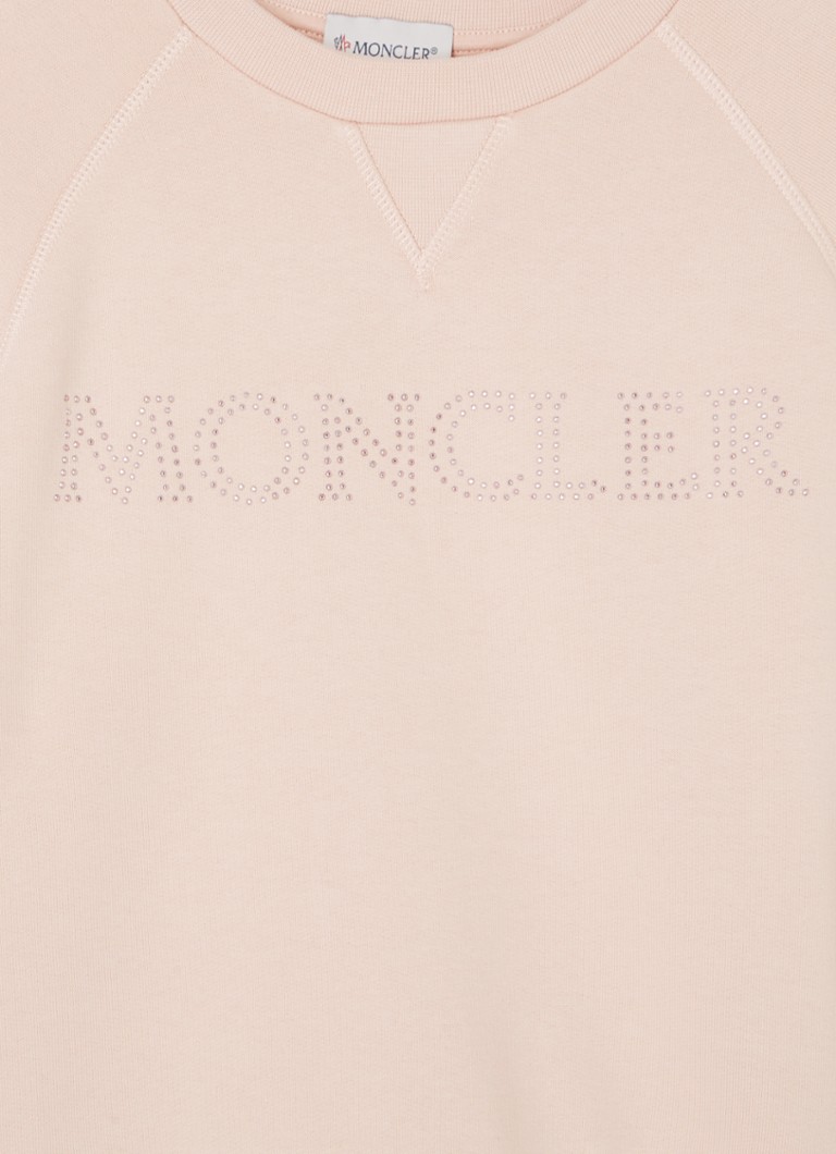 Moncler džemperis ar mākslīgo akmentiņu apdruku