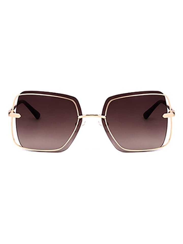 Guess Damen-Sonnenbrille in Gold günstig kaufen 60
