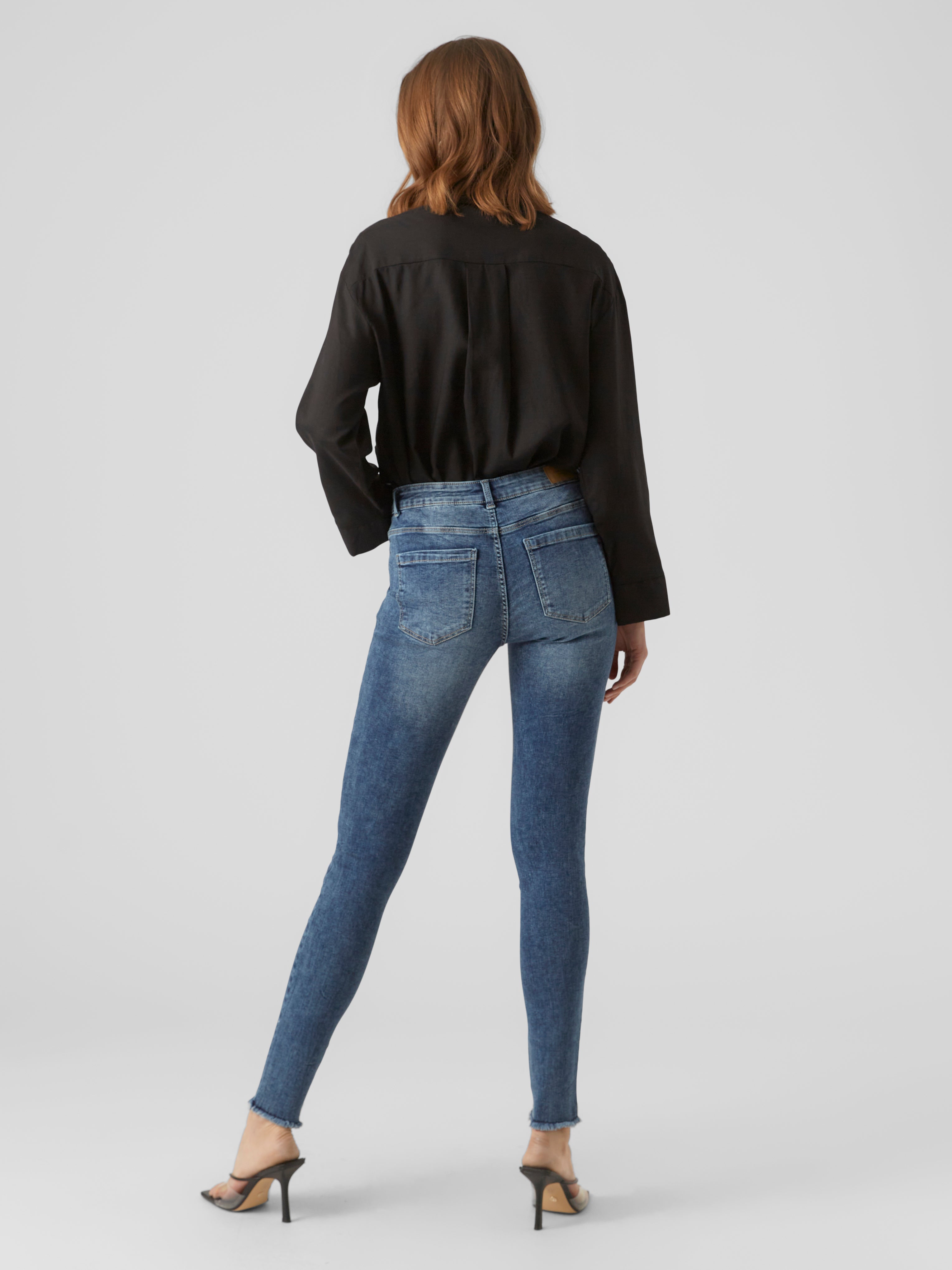 VMSEVEN Mid Rise Skinny Fit Jeans