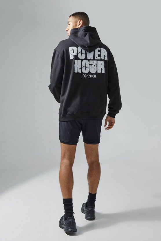 Man Active Oversize Power Hour Hoodie