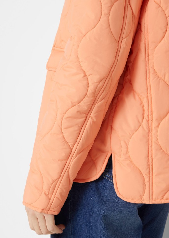 Oversize Steppjacke mit recyceltem Polyester