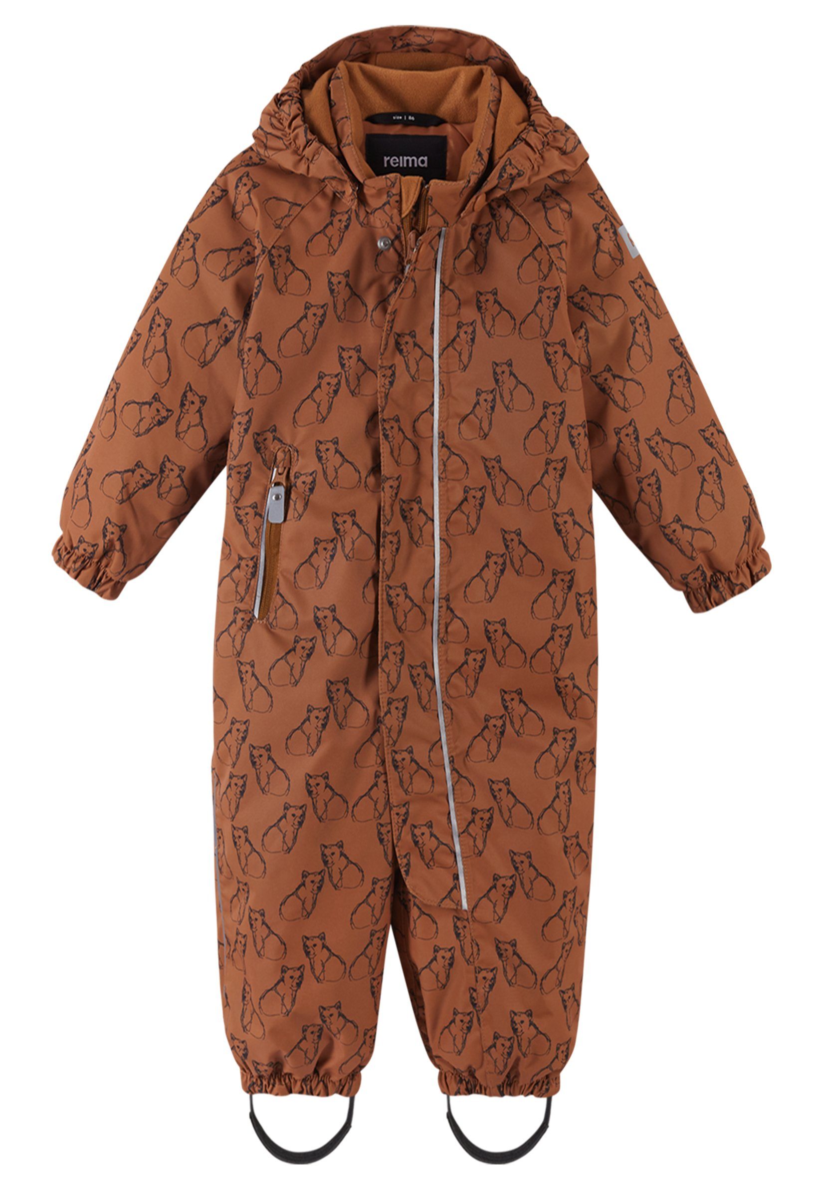 reima Schneeoverall Puhuri wasserdicht, wärmend und atmungsaktiv (1-tlg) bluesign®-zertifiziertes Haupt- und Futtermaterial