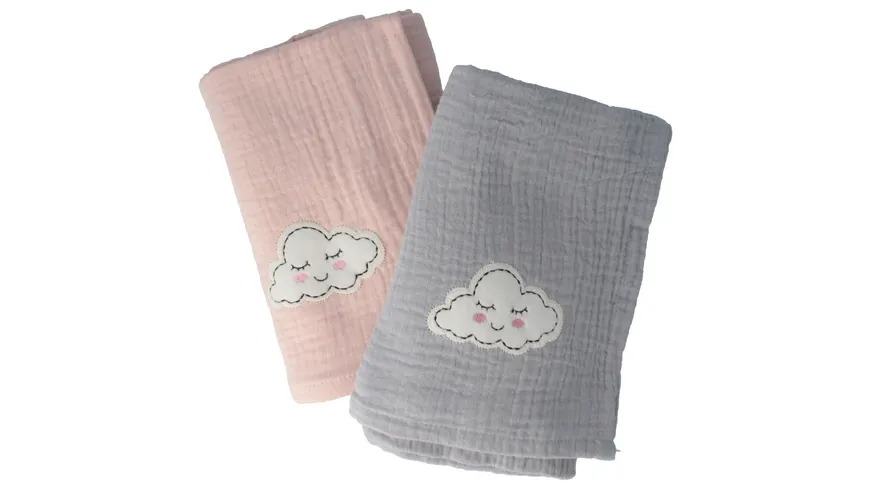 PARSA Beauty Babytuch Rosa/Grau