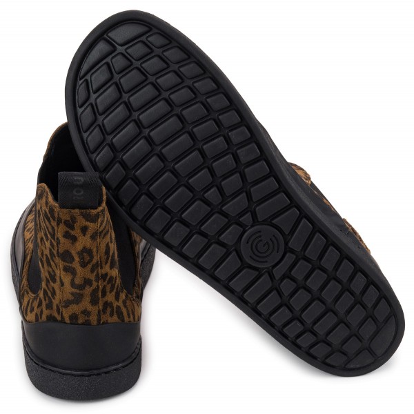 Groundies ~ Sienna Chelsea Boot GS1 ~ Leo/Black