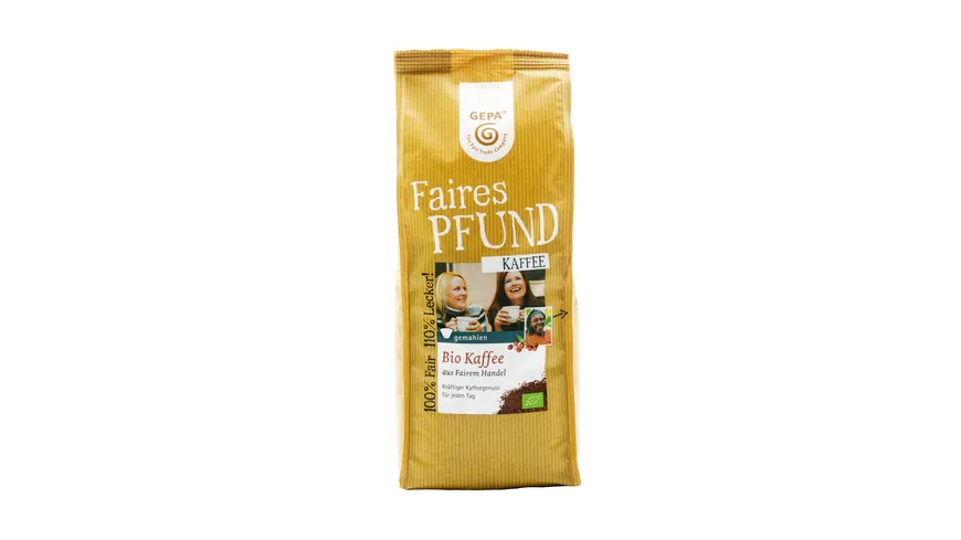 GEPA Bio Kaffee gemahlen faires Pfund 500 g