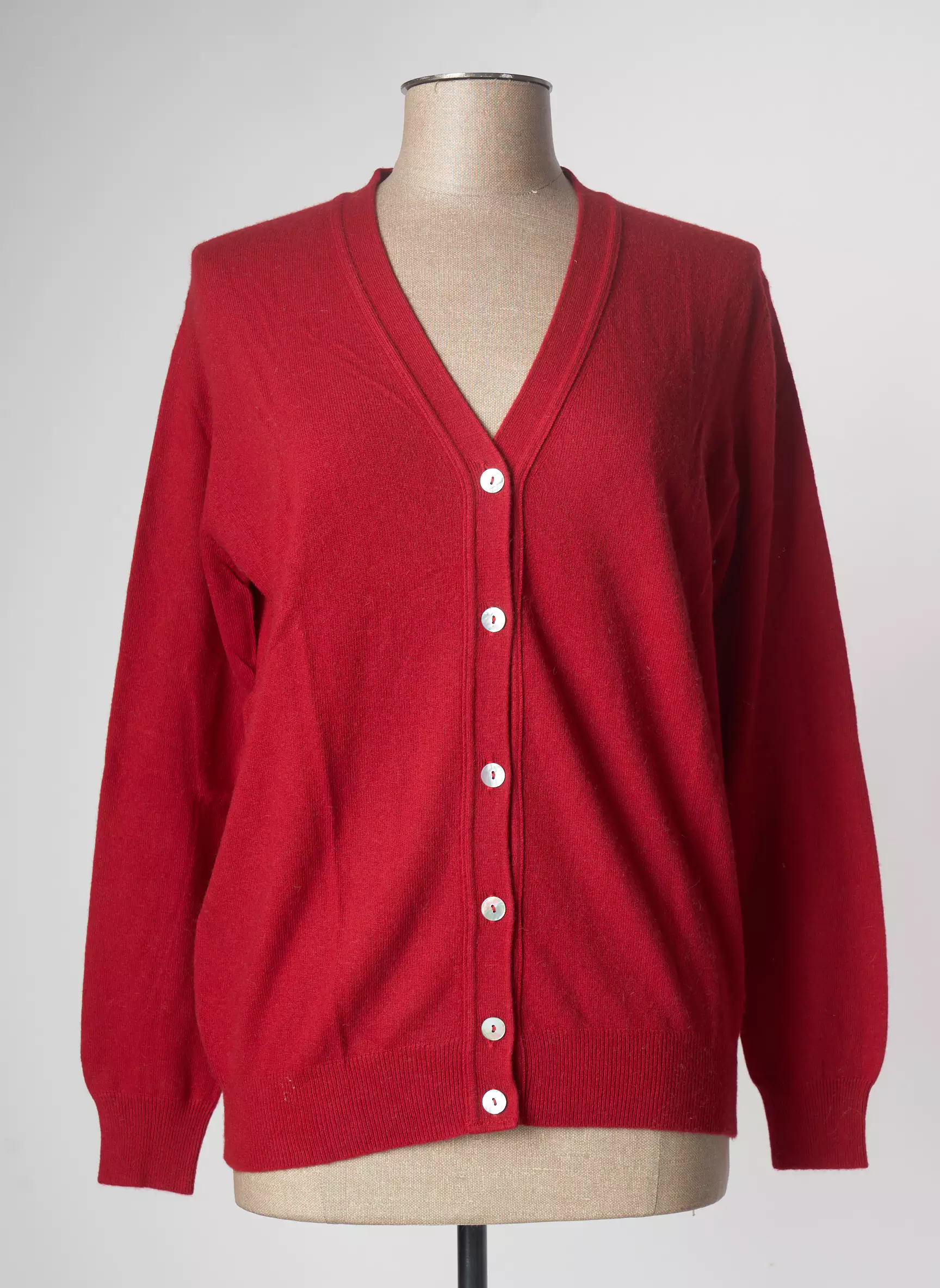Tricobel Cardigans Femme couleur rouge