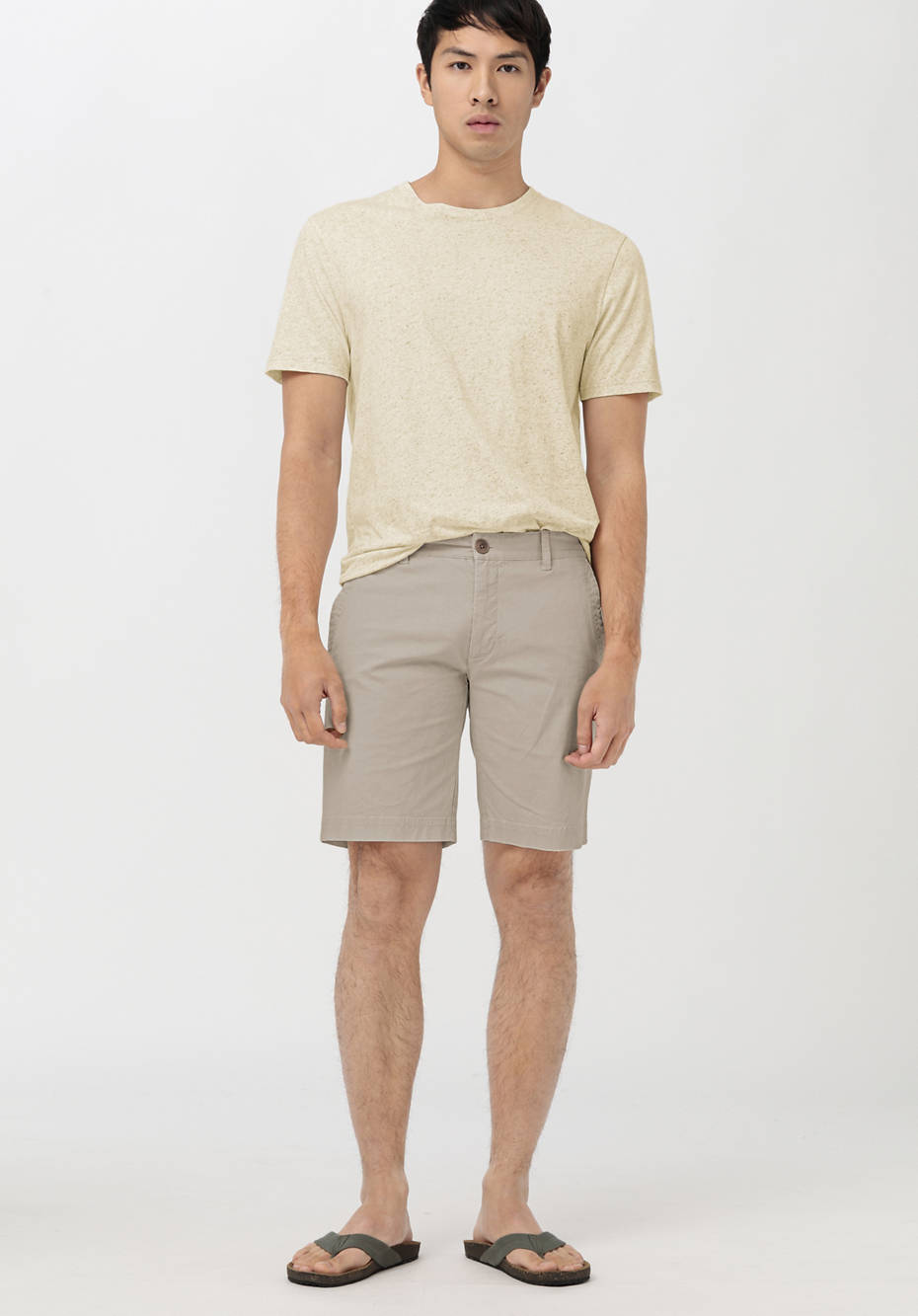 Chino Shorts aus Bio-Baumwolle mit Hanf