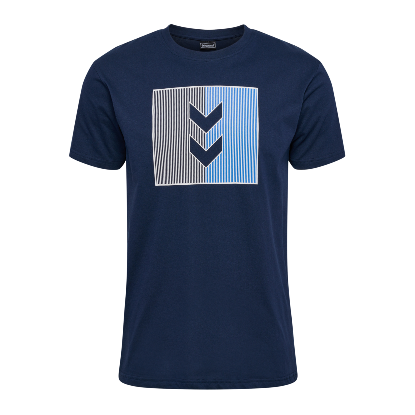 Hummel hmlACTIVE Stripe T-Shirt Blau F7459
