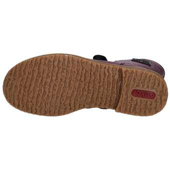 Rieker Schnürstiefelette in lila