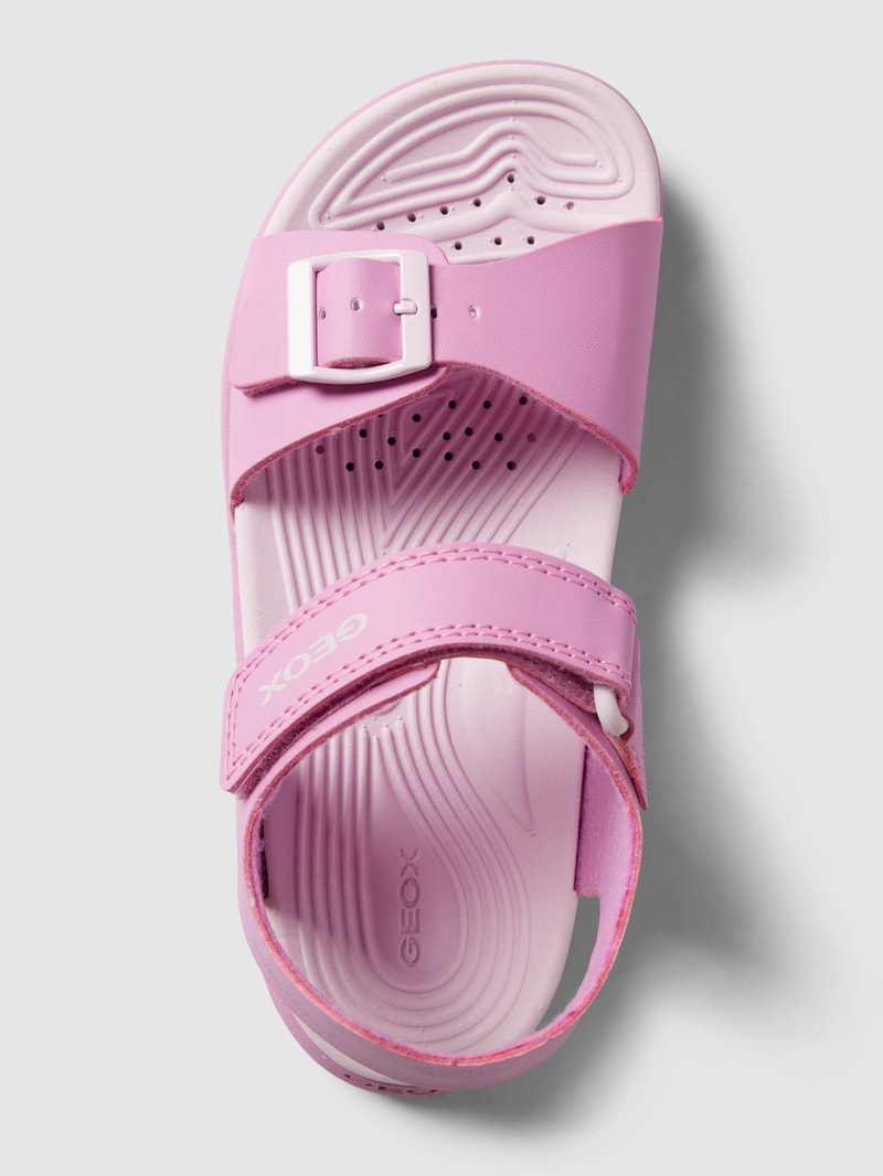 Sandalen mit Label-Detail Modell 'BOREALIS' in pink