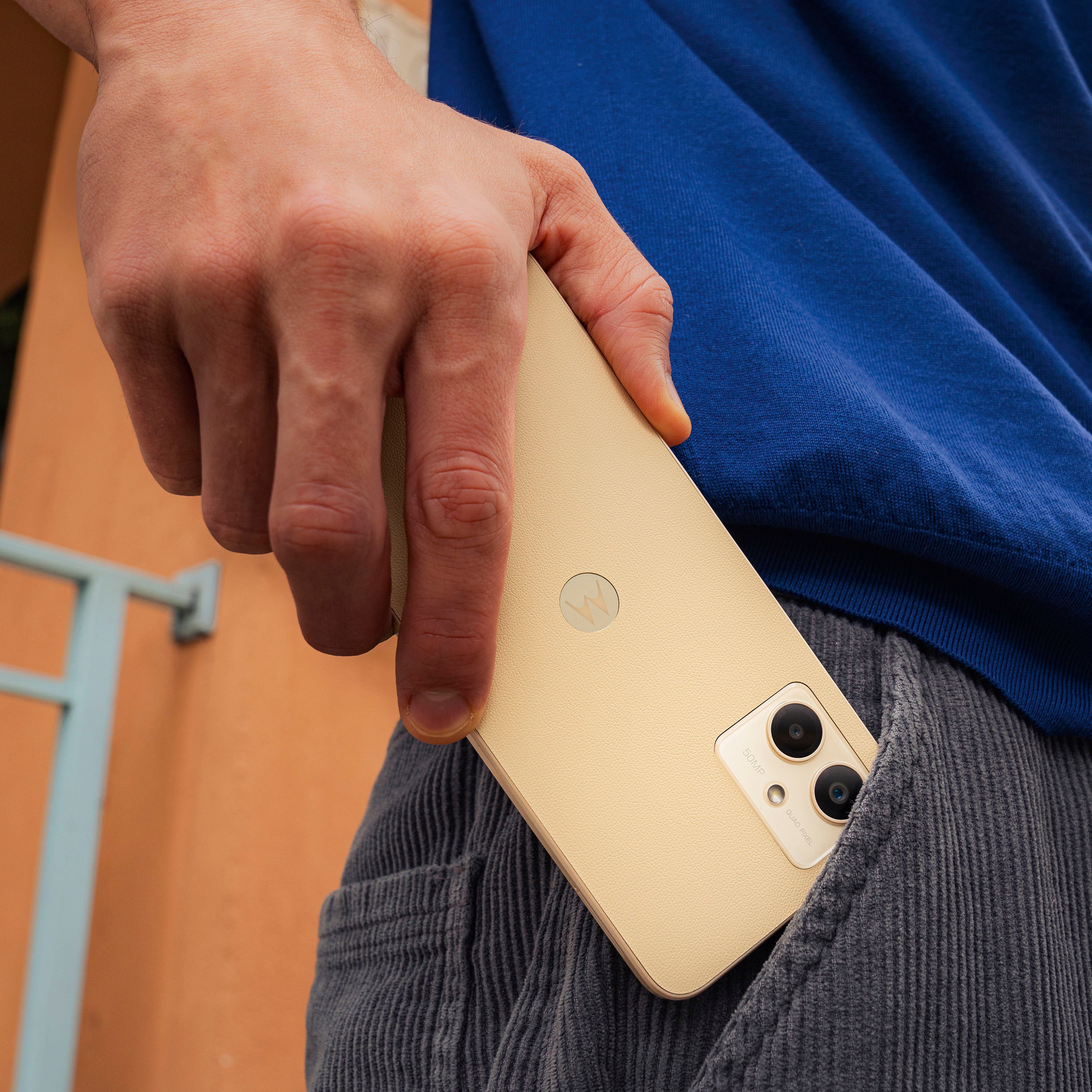 Motorola moto g14 Smartphone (16,51 cm/6,5 Zoll, 128 GB Speicherplatz, 50 MP Kamera)