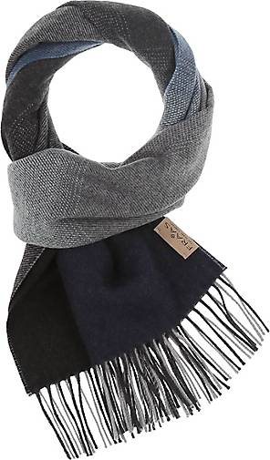 FRAAS Wollschal mit Colour Blocks und Ombré-Effekt