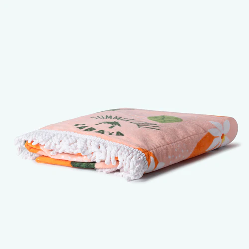 Round napkin Tulum orange