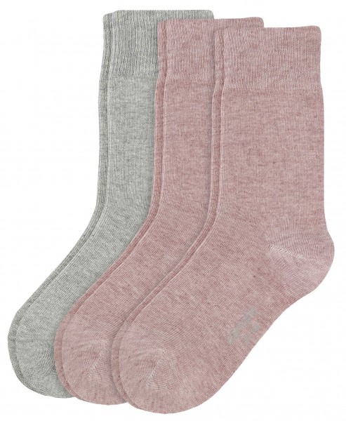 Camano kids ~ Kindersocke 3er Pack ~ mix rosa grau