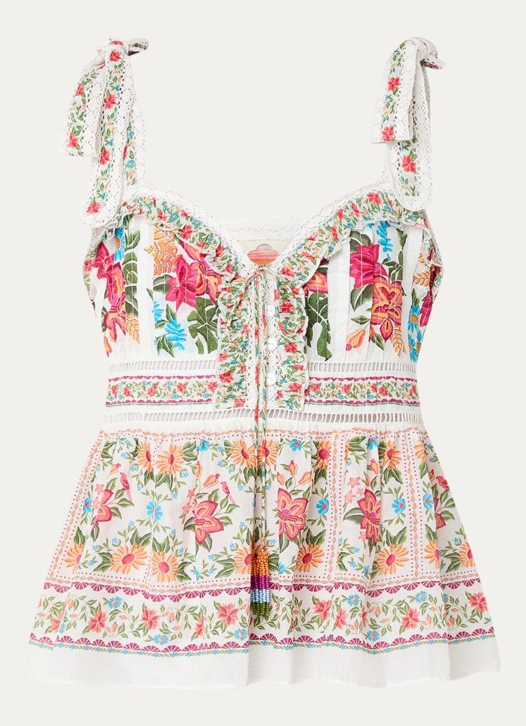 Farm Rio Top with floral print