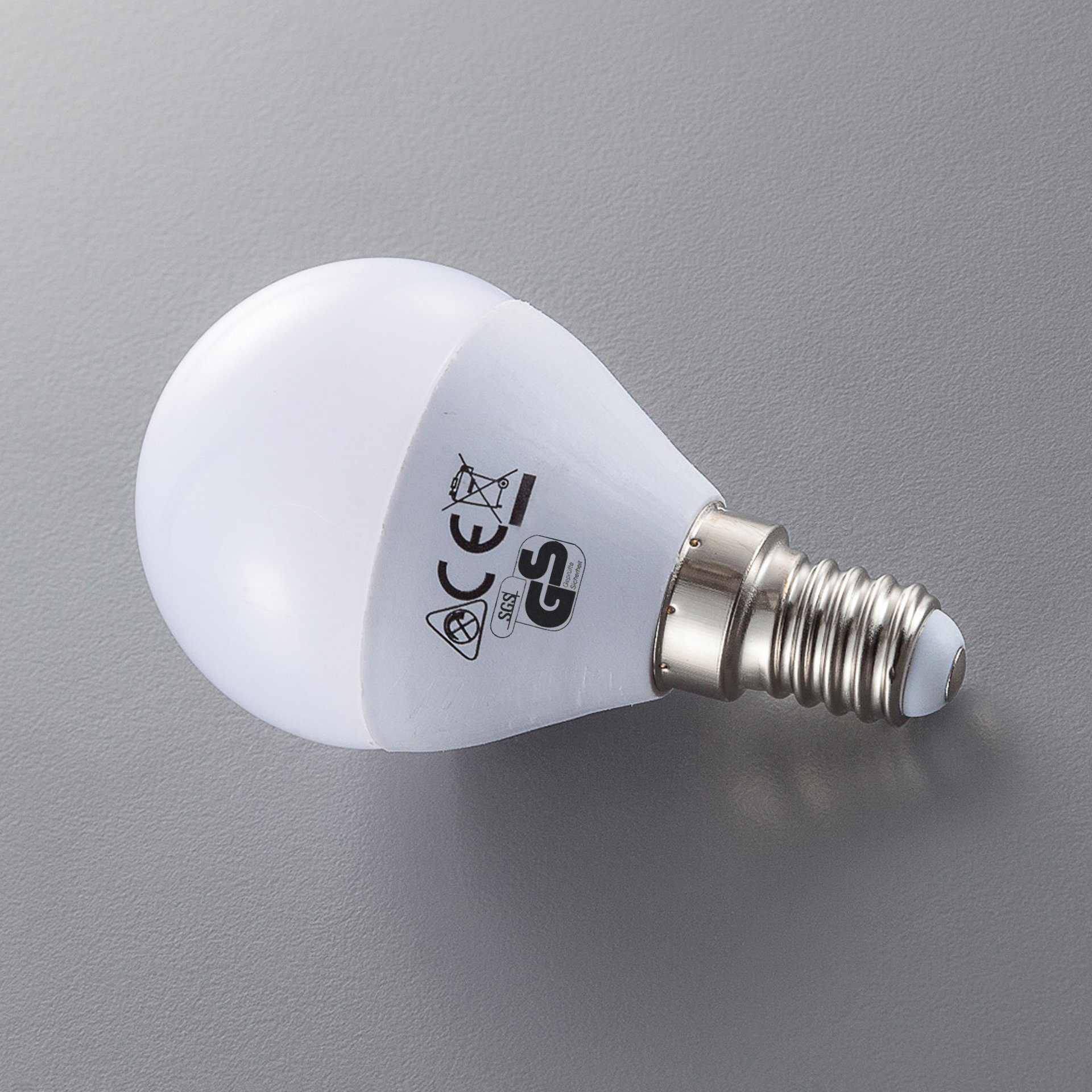 B.K.Licht LED-Leuchtmittel, E14, 5 St., Warmweiß, LED-Lampe Glühbirne 5 Watt 470 Lumen 3.000 Kelvin Energiesparlampe