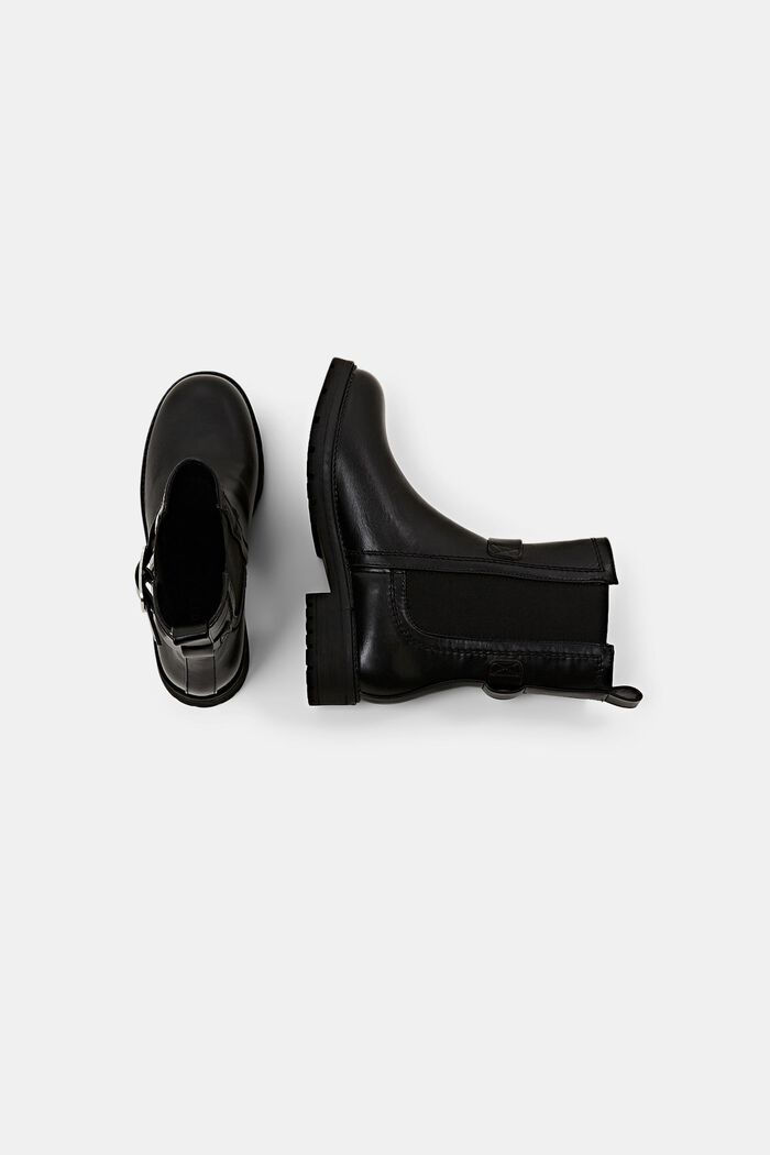 Chelsea Boots aus veganem Leder mit Schließe