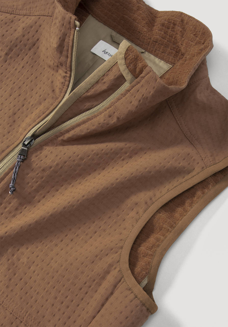 Weste Softshell Grid aus Bio-Baumwolle