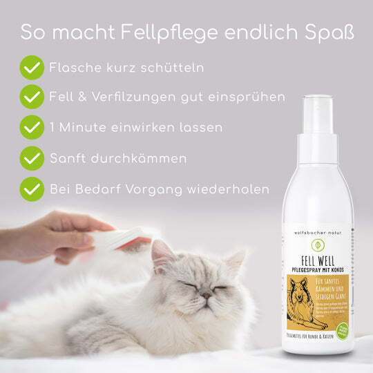 Wolfsbacher Natur Fellpflege Wolfsbacher Natur Fellpflege Spray Kokos