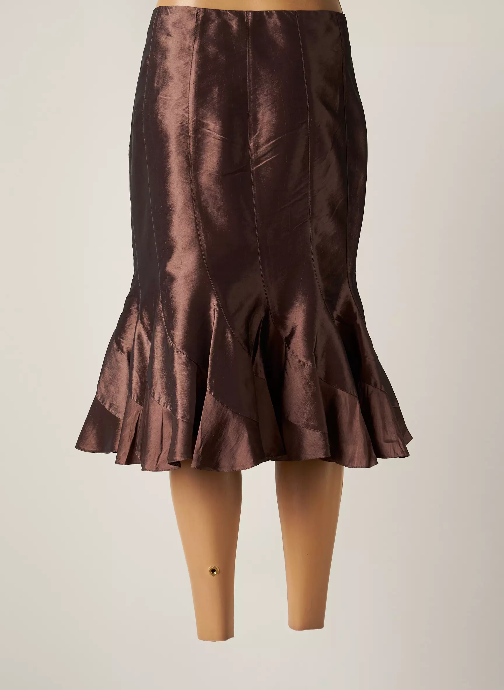 Creatif Paris Jupes Mi Longues Femme couleur marron