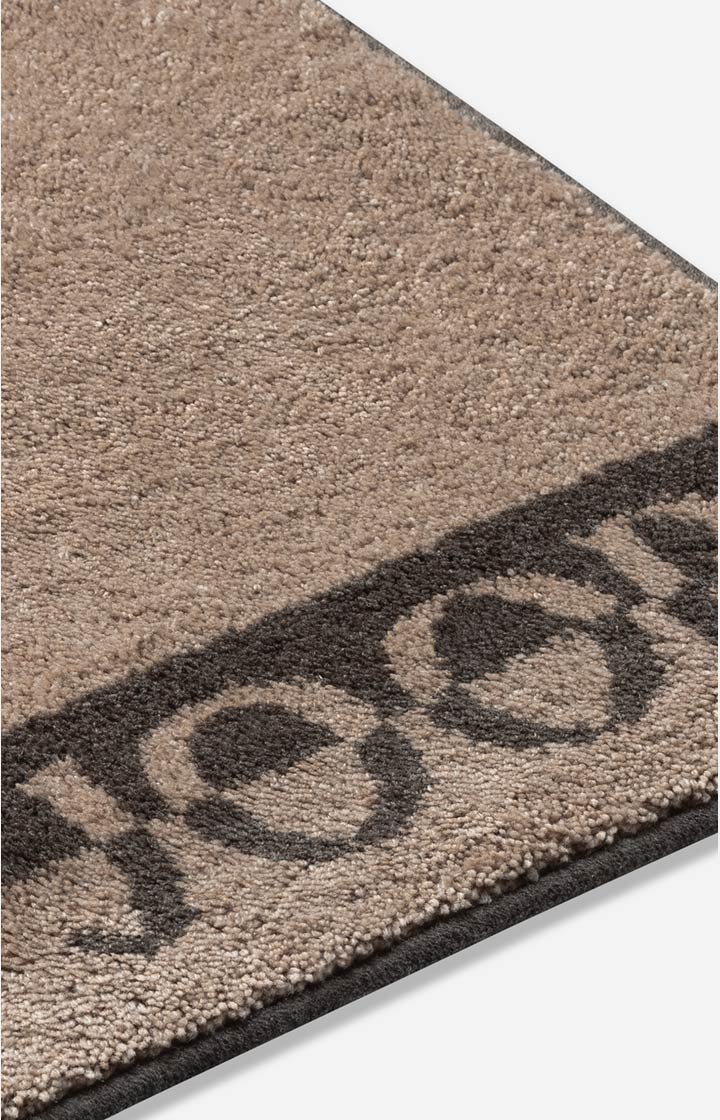 Badteppich JOOP! LOGO STRIPES in Sand, 50 x 60 cm