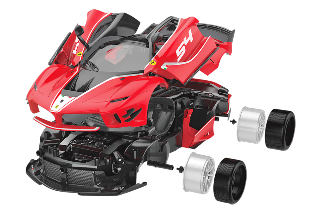 Jamara e.K. JAMARA Ferrari FXX K Evo 1:18 rot 2,4GHz Bausatz