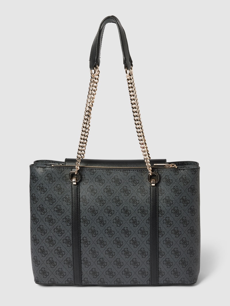 Tote Bag mit Henkeln in metallic Modell 'CRAIG' in graphit
