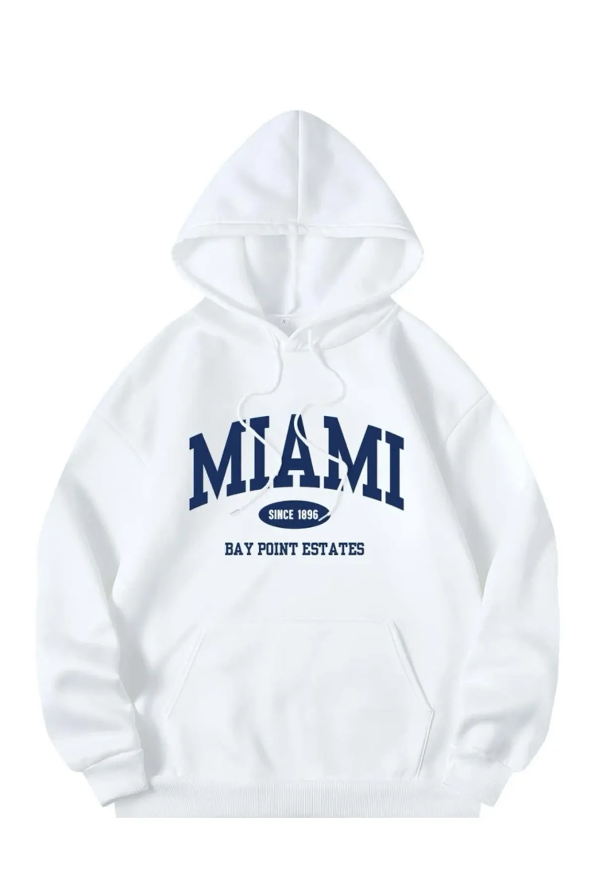 MOONBULL  Sweatshirt - Weiß - Regular Fit