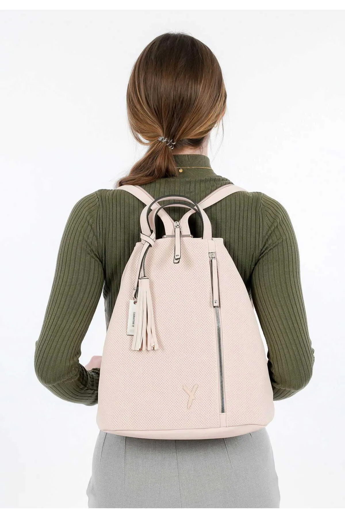 SURI FREY  Rucksack - Rosa - Unifarben