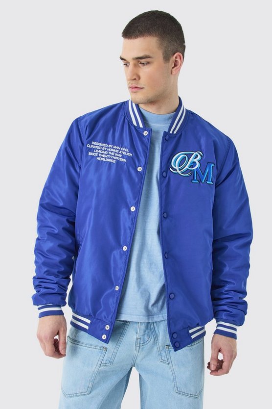 Tall Nylon-Jacke mit Aufnähern