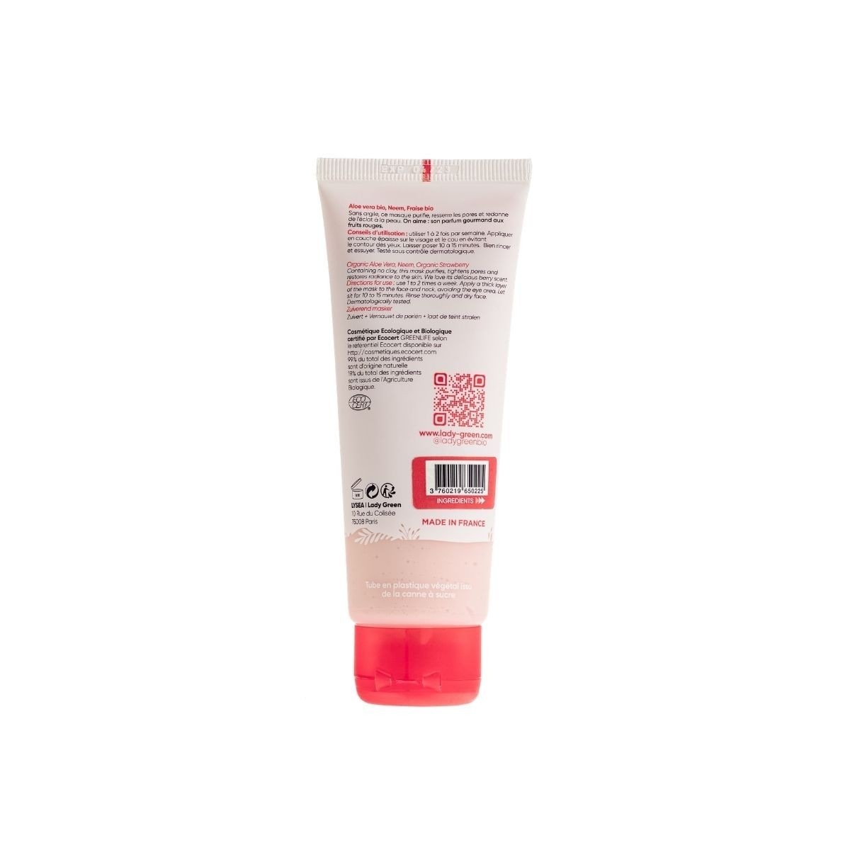 Lady Green čistilna maska za sijaj kože