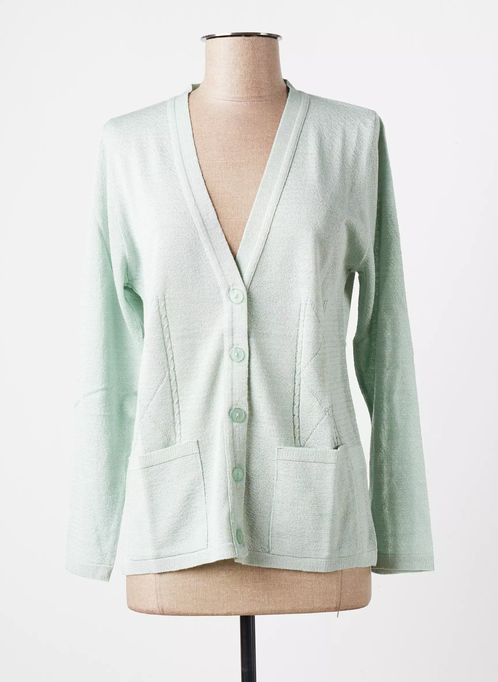Las Cabrillas Cardigans Femme couleur vert