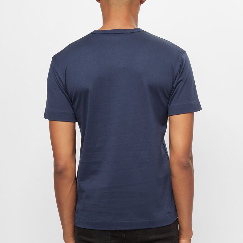 Comme des Garcons Play Gold Heart T-Shirt navy