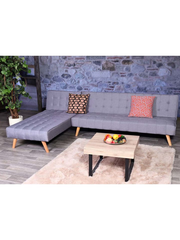 MCW Ecksofa K38 Liegefläche links/rechts, Hellgrau günstig kaufen onesize