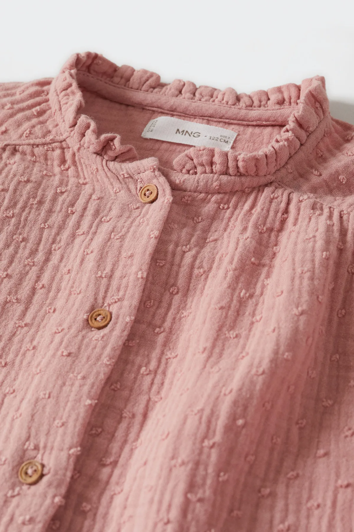 MANGO Kids  37064764 Hemden Rosa