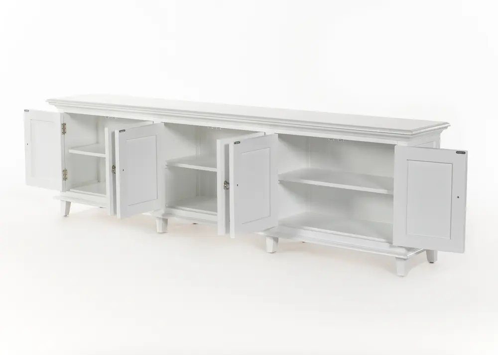 Novasolo Küchenbuffet Skansen Verstellbare Regale, Triple-Bay Hutch Kabinett
