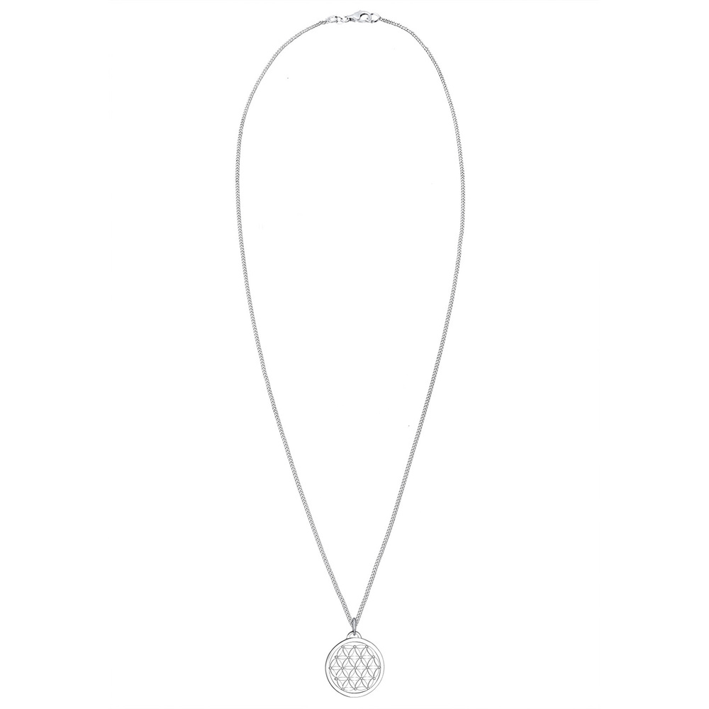Elli Elli Collier Fleur de Vie Collier Femme  (925/1000) Argent Bijoux