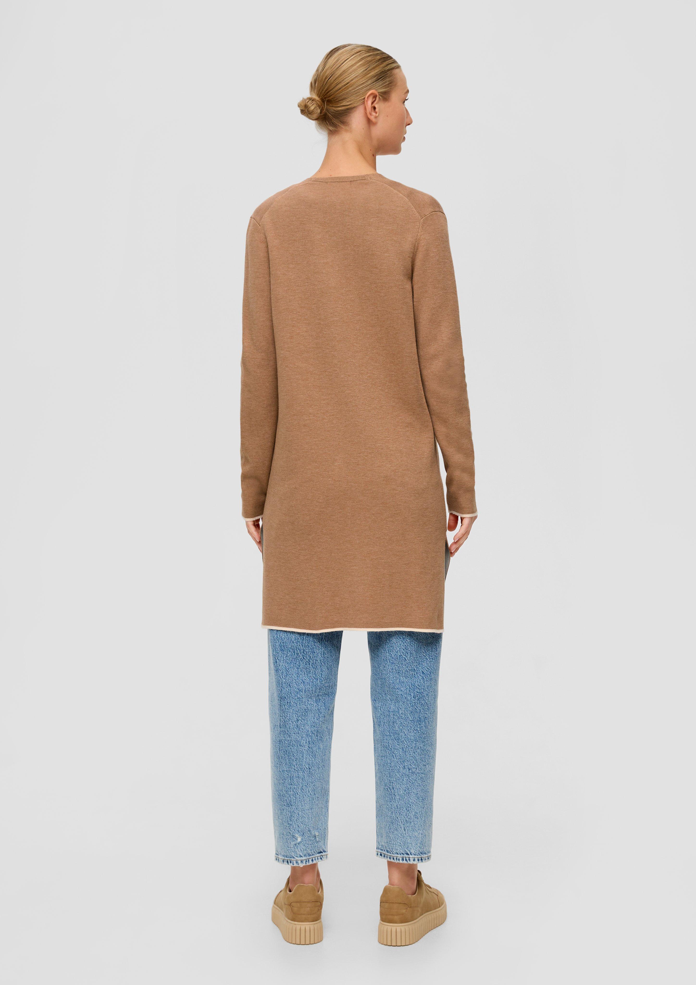 Long-Cardigan in Doubleface-Qualität  2138536-84W5