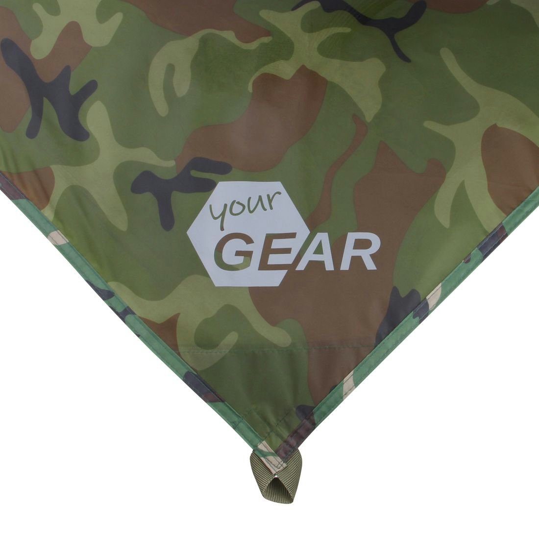 yourGEAR Sonnensegel yourGEAR Bushcraft Tarp 3x3 - Regendach Sonnensegel Unterstand 5000mm