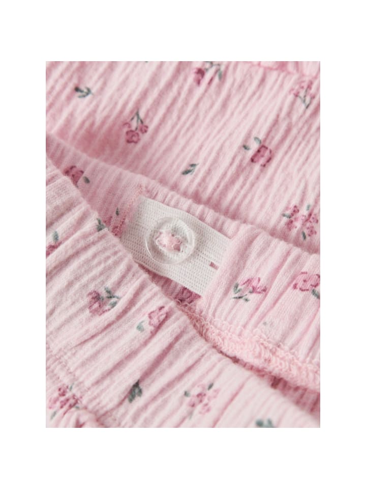 name it Baby Shorts Jannis Flowers in Rosa günstig kaufen