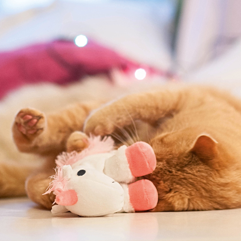 Aumüller Baldrian & Catnipspielzeug Aumüller befüllbares Einhorn