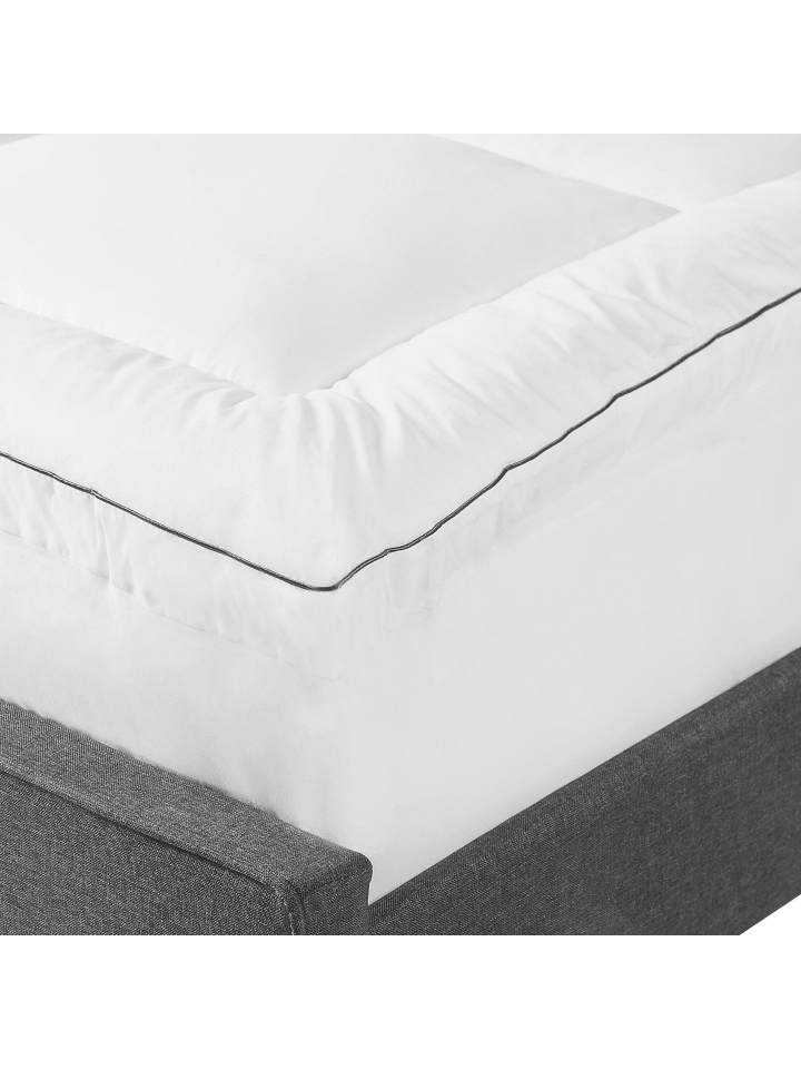 Beliani Topper MULHACEN in Weiß - (W) 90 x (H) 4 x (L) 200 cm günstig kaufen onesize
