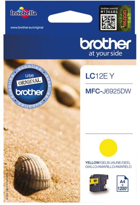 Brother LC-12EY Original Tintenpatrone Gelb