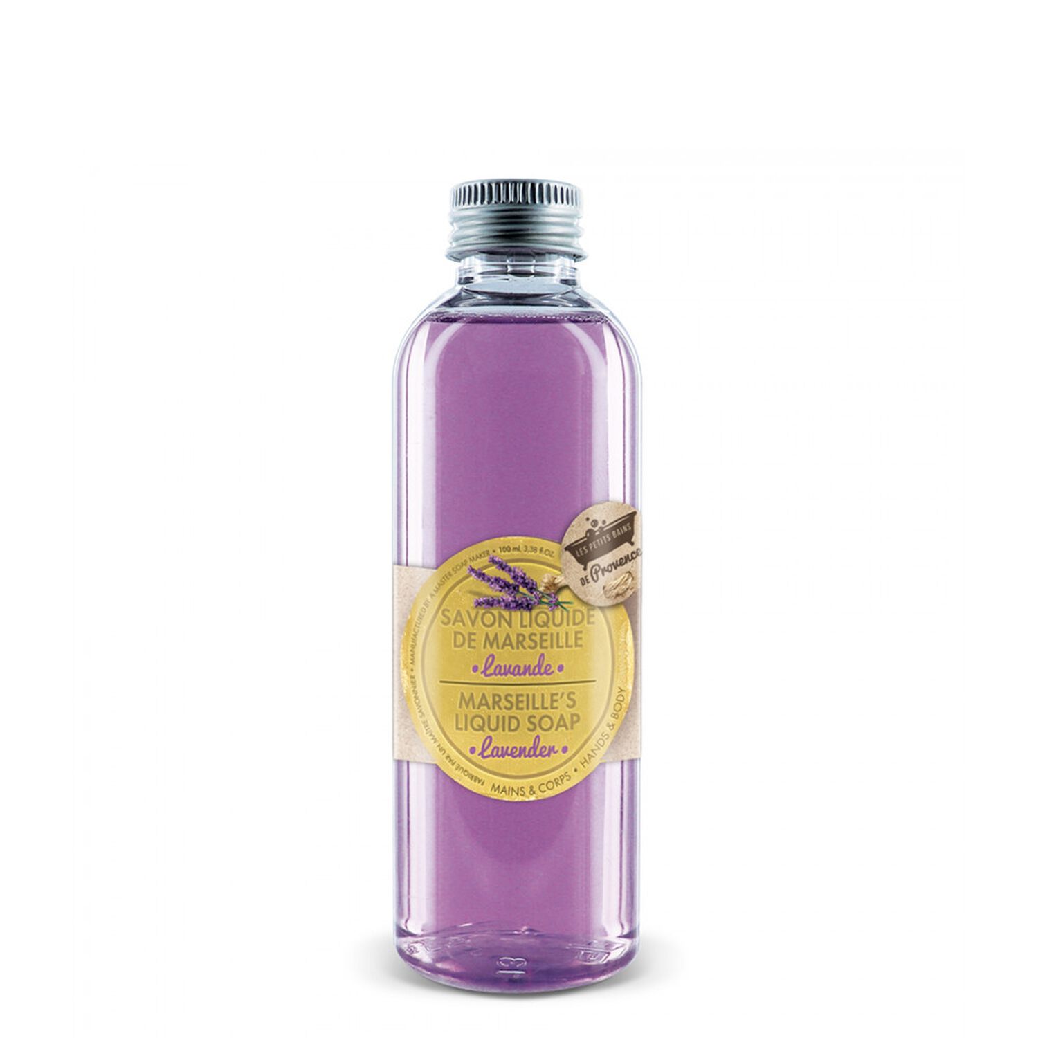 Les Petits Bains de Provence Savon Liquide de Marseille Parfum Lavande