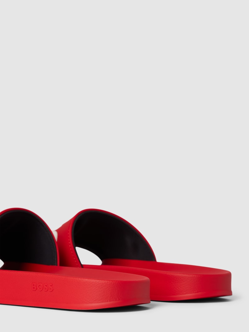 Slides mit Label-Print Modell 'Kirk' in rot