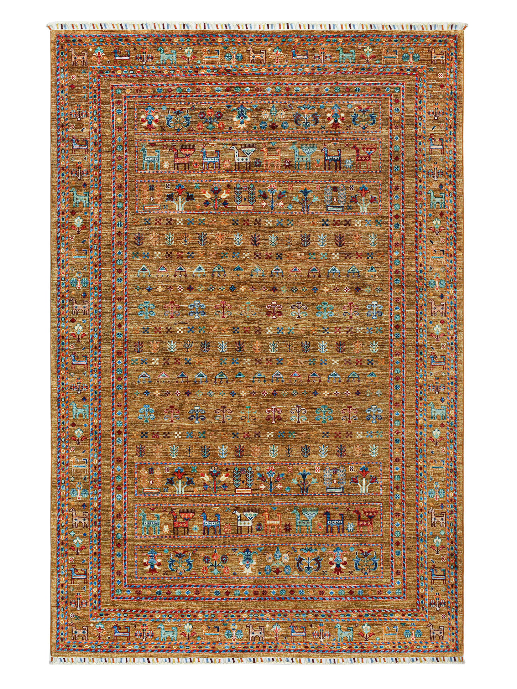 Chobi Schal ca. 258 x 171 cm, Unikat / Einzelstück